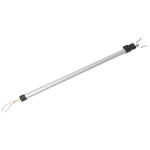 NULYLU Asta Telescopica Regolabile per Stendibiancheria in Resistente Bastone Estensibile per Appendere Abiti in Armadi e Soffitti Supporto per Asciugatura Abiti ad Alta Capacità di