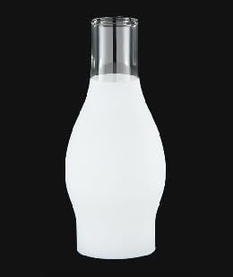 Miniatura 7 de B&P Lamp Chimenea de lámpara de cristal transparente de 2 5/8 pulgadas por 7 1/2 pulgadas para globos de estilo vintage y antiguo