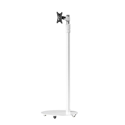 Soporte móvil para TV con ruedas bloqueables y rotación miniatura 1