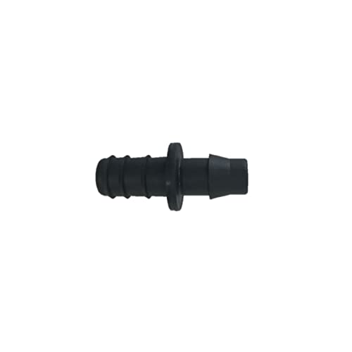 Acometida para Tuberías de Goteo de 16 mm - 50 Unidades - Color Negro - Accesorios de Riego por Goteo - Resistente a los Rayos UV - Con Sistema de Dientes de Agarre - Irriclic Cover