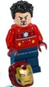 LEGO Marvel Super Heroes Iron Man in Festive Sweater Minifigure from 76196 (Bagged)