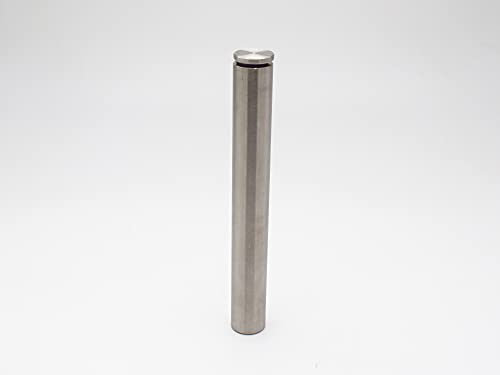 Image of RAB Glass Sturd Stainless Steel Standoff Screws, Mounting Glass Hardware (Size:-1 inch X 7 inch, Color:- Silver, Pack of 1 PCS)