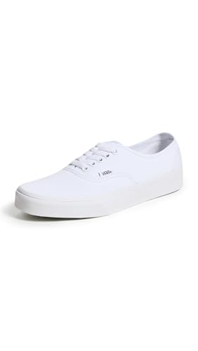 Vans Authentic Unisex Sneakers, True White, 18 US Women/16 US Men