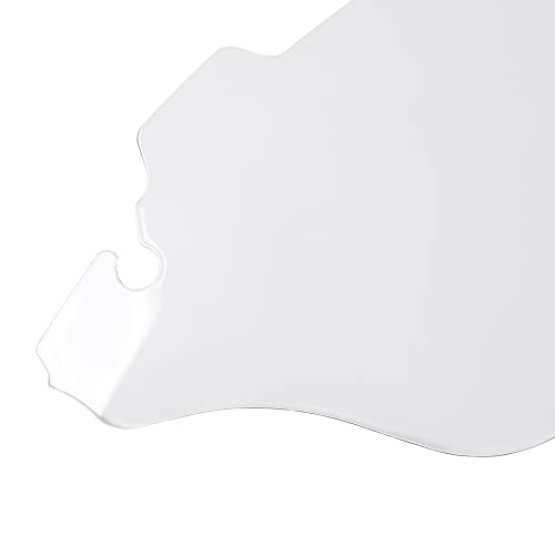 Image of Clear 7 inch Wave Windshield Windscreen Compatible for 2014-2022 Harley Davidson Touring Street Glide Electra Glide Ultra Classic Glide Tri Glide 2015 2016 2017 2018 2019 2020 2021 2022 (Tint)