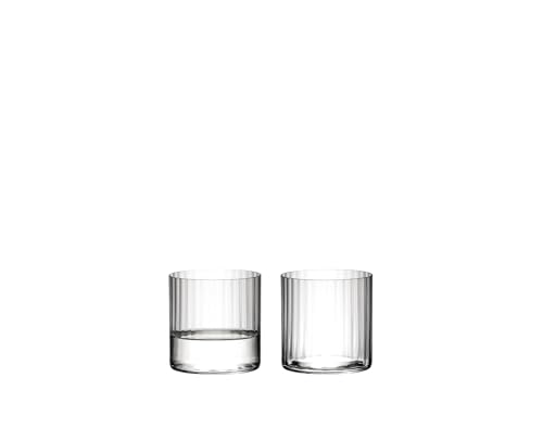 RIEDEL The O Wine Tumbler H2O Optic 0414/22 - Set di 2 bicchieri universali in vetro potabile, in cristallo, lavabili in lavastoviglie