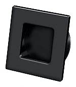 Deltana FPS234U19 2-3/4 Square Heavy Duty Flush Pull Black Finish