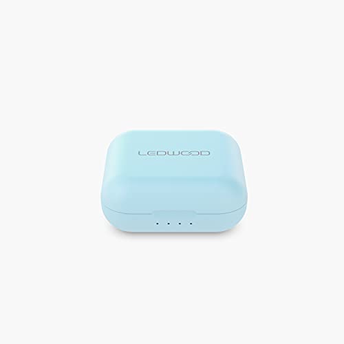 LEDWOOD Auricolare Bluetooth 5.0 Blue