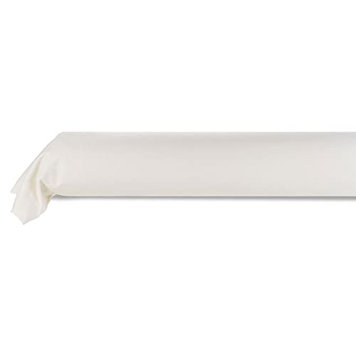 Taie de Traversin 85x185 en Coton 57 Fils Beige - Linge de lit 100% Coton Cover