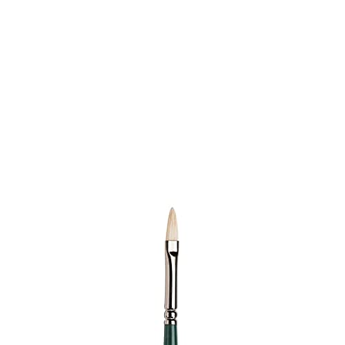 Winsor and Newton Winton Hog Brush Long Handled Filbert No 1 (Each), White, Nr.1