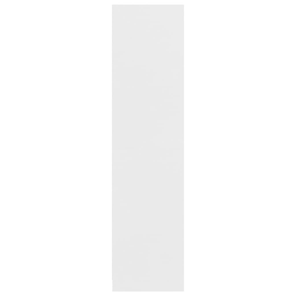 vidaXL Garde-Robe, Armoire de Rangement, Organisateur de Chambre à Coucher, Meuble de Rangement Maison Intérieur, avec Tiroirs Blanc Bois d’Ingénierie