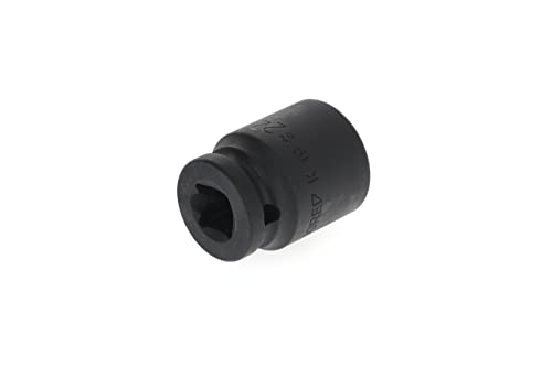 GEDORE Impact wrench socket, Socket, 1/2" 12.5 mm drive, Hex UD profile, SW 24 mm, Machine-operated, Automotive, K19 24 - Image 3