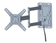 FORGING MOUNT 壁掛けテレビ金具 ディスプレイアーム 13～42インチ対応 アーム式 耐荷重20kg tv壁掛け 前後＆左右&上下多角度調節 VESA200x200mm