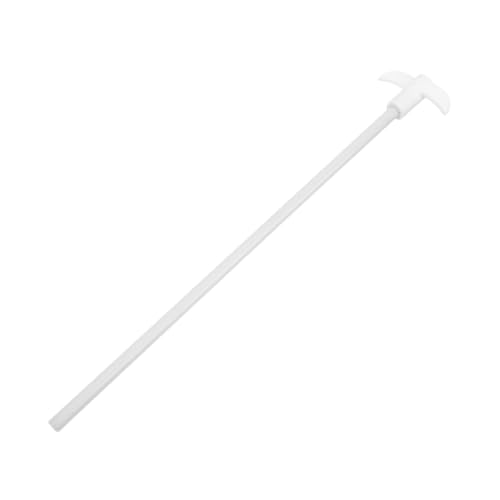 VILLFUL Mixing Stirring Rod PTFE Stirring Rod with Paddle PTFE Stirrer Rod PTFE Stirrer Mixer Rod PTFE White