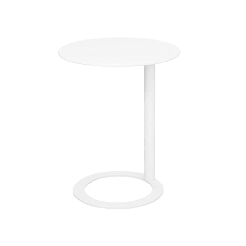 Mesa auxiliar para sofa que ahorra espacio en salones pequeños
