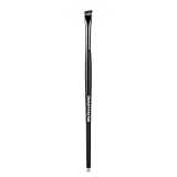 Eyebrow Brush for Groomed Brows - Professional Angled Brush and Spoolie for Precise Application, Blending, and Shaping of Brow Pencils, Powders, and Gels - Ideal for Natural or Defined Brow Looks