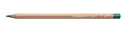 Image of CARAN DACHE LUMINANCE 6901 THE MOST LIGHTFAST PERMANENT COLOUR PENCIL EVER DESIGNED FOR PROFESSIONAL ARTIST (DARK ENGLISH GREEN)