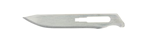 Old Timer Replaceable Blade Knife with Interchangeable 60A Scalpel Blades, Rubber Overmold Grip, Spare Blades, Thumb Assist, and Liner Lock for Hunting, Skinning, and Outdoors,Black - Thumbnail 7