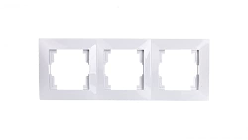 Carla 1773-00 5901752635432 Triple Frame White Electro-Plastic, Black