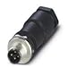 SACC-M12MST-3PECON-PG11-M, Power connectors, 4-Position, Plug Straight M12, T-Coded, Screw Connection, Knurl Material: Zinc die-cast, Nickel-Plated, Cable Gland Pg11, External Cable Diameter