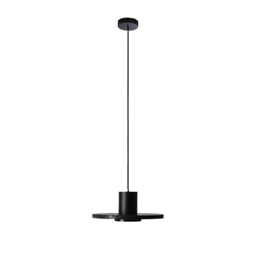 Plafonnier en marbre noir ajustable pour éliminer les ombres de la table