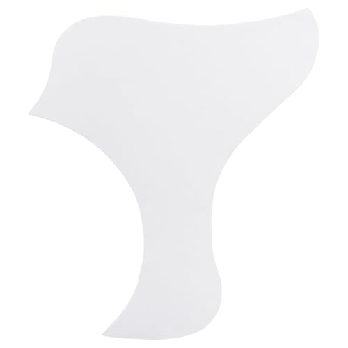 WESIEVYA Golpeador Transparente para Guitarra Acústica Protector Pet Antiarañazos Ligero y Confiable Accesorio Adhesivo Decorativo para Escudo Guitarra Placa Protectora Duradera