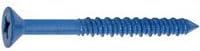 636j Flat Head Concrete Screw, 1/4" X 4"