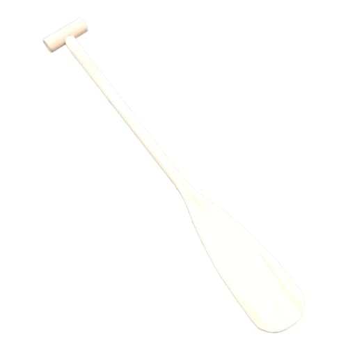 Yiju Wood Canoe Paddle Boat Paddle Lightweight, Comfortable, Kayak Boating Outdoor Water Sports Portable DIY Convenient Boat Oar, Round Tail