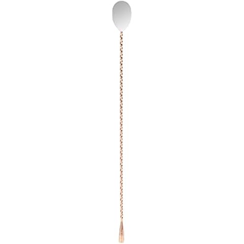 Genware Copper Coated Teardrop Bar Spoon Cover