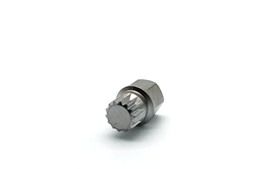Image of TEMO Abc3 /14Pt Wheel Lock Lugnut Anti-Theft Lug Nut Screw Removal Key Socket S3057 for Vw Audi