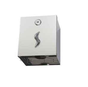 Dispenser Carta Igienica Interfogliata Mini In Acciaio Inox Laminart (Acciaio Inox Lucido)