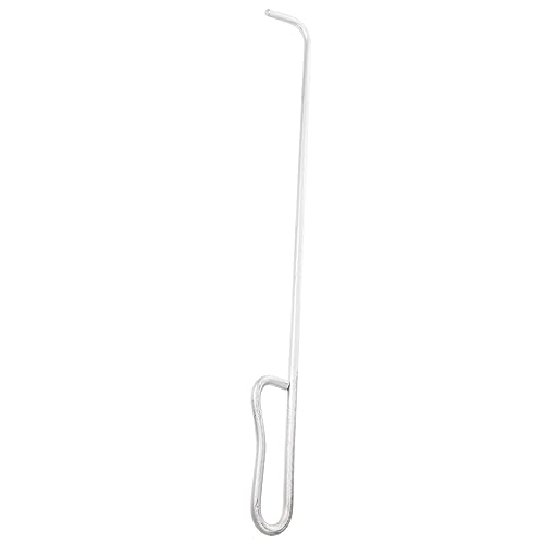WOONEKY Rolling Shutter Door Hook Manhole Lifting Hook Manhole Hook Heavy Duty Heavy Duty Manhole Hook Manhole Cover Lifting Hook Manhole Lid Lifter Door Lifter Manhole Lifter Steel Silver