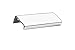 Linnea 221-C-PSS 221-C 304 Grade Stainless Steel 7-1/16 Inch Center to Center Finger Cabinet Pull