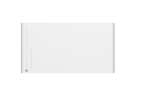 BESTHERM - Radiateur électrique fixe à inertie sèche céramique 2000W Bestherm ALBA horizontal blanc