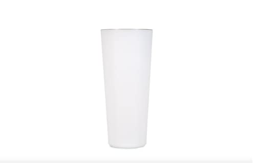 Jarrón luminoso redondo con Boj, Maceta de resina iluminada, macetas luminosas...