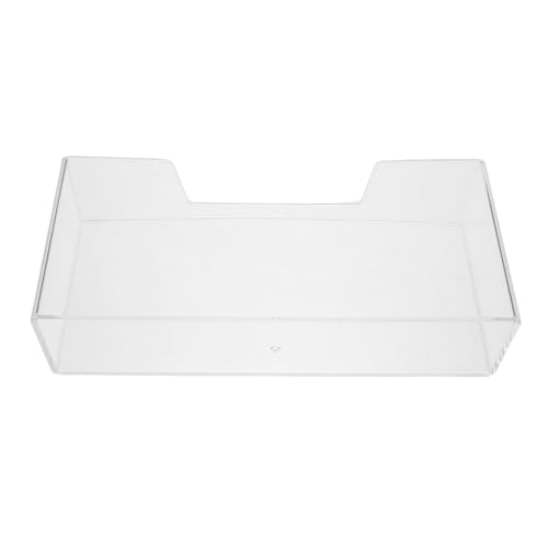 GRIRIW Soporte para Servilletas de Papel Transparente de Acrílico Dispensador Vertical de Toallas de Papel para Cocina y Comedor Soporte Estable para Mesa Adecuado para Hogar y