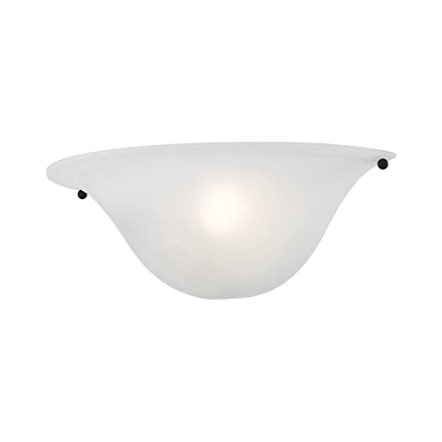 Image of Livex Lighting 1-Light Wall Sconce, Black