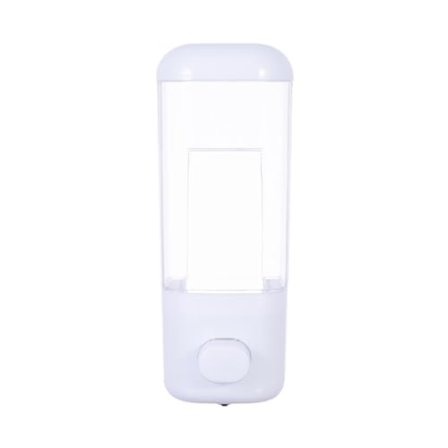 XISAOK Wall Mounted Soap Dispenser Hand Pressed Shower Shampoo Lotion Container for Home Bedroom Bathroom Hotel Toilet
