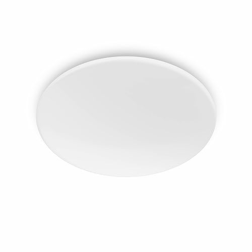 Philips LED Moire, Plafoniera Rotonda, Luce Bianca Calda, 6W, Bianco