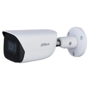 Dahua - Caméra Bullet 8 MP 4K IP PoE ONVIF - Optique 3,6 mm - IR 30 m - Intelligence artificielle - Alarme d'événements - Microphone - IPC-HFW3841E-S-S2