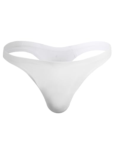 Men's Thong Underwear Sexy G String T Back Thong Ice Silk Bikini Bulge Pouch Male Lingerie For Guys S-XL3