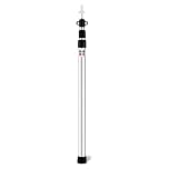 QHZYMX Pali per Telo Set di Accessori Pali Sostegno Tettoie, Portatili Teloni Campeggio Adatti A Terreno, Cemento O Pavimenti in Legno, Asta Telescopica per Parasole(230cm/7.6ft)