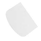 VERDANVERSE Kunststoff Kuchenschaber Multifunktional Teigschaber und Cremeglätter für Backzubehör Kuchen Dekorieren und Gebäck Backen Küchenhelfer Weiß