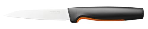 Fiskars Gemüsemesser, Functional Form, Gesamtlänge: 23 cm, Japanischer Edelstahl/Kunststoff, 1057542, Schwarz / Orange