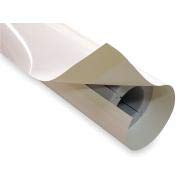Techlite InsulationMelamine Foam Pipe Insulation, 1" Wall Thickness, Hinged with Self Sealing Lap - 0879-0100IP100-PF-0920-01