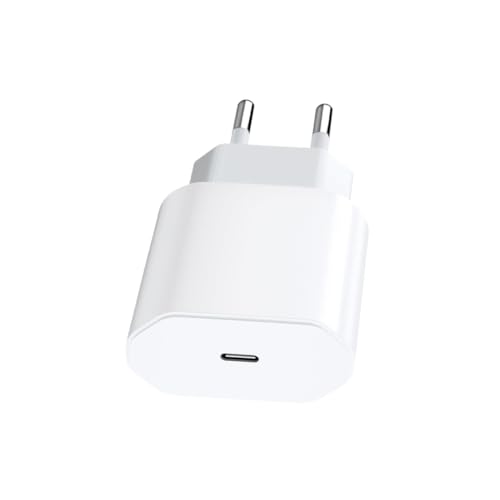 Cargador Carga Rapida para iPhone, Cargador USB C, Certificado MFi Enchufe USB C 20W para iPhone 17/17 Pro/17 Pro Max/16 15 14 13 12 11, SE, iPad, USBC Carga Rapido Tipo C Cabezal Adaptador Pared