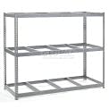Global Industrial Wide Span Rack with 3 Shelves No Deck, 1100 Lb Capacity Per Level, 96