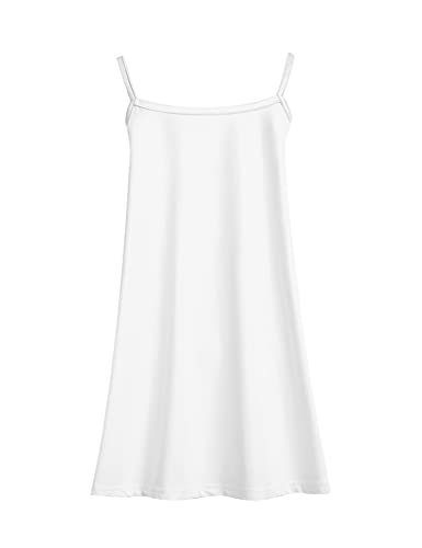 Kids Girls Tank Dress Summer Swimwear Cover Up Sleeveless T-Shirt Dresses Size 5-12 Years