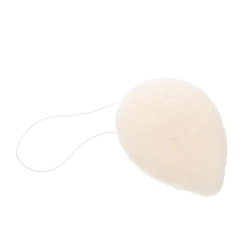 PLAFOPE Natural Konjac Bath Sponge for Infants Gentle Exfoliating Scrubber 2-Pack Non-Toxic Baby Wash Pads for Tender Cleansing at Home