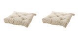 Ikea Malinda Soft Chair Cushion/pad, Light Beige (2) by Ikea