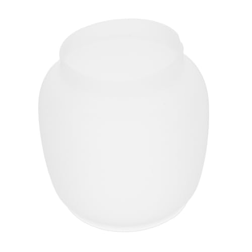 Lurrose Pantalla de farol esmerilada derretir pantallas para lámpara de mesa luces lampara de aceite lampara de mesa vintage pantalla de lámpara de cilindro jarrones para velas cilíndricas